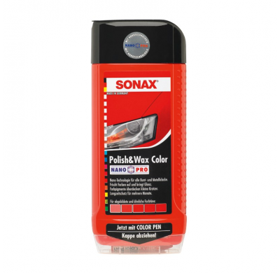 Sonax 296.400 Polish & Wax Red 500 Ml